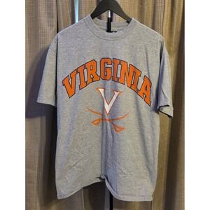 AS Sports University of Virginia UVA Graphic T-Shirt Mens Size XL Gray